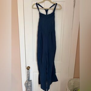 Anthropolgie Blue Jumpsuit